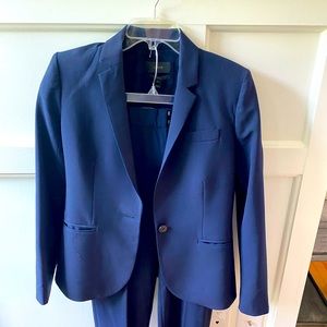 J. Crew super 120s navy suit
